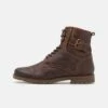 Pier One Leather - Veterboots - Brown -Schoen Verkoop 051eef69b5e047c99ad3e4eb398dd6bf