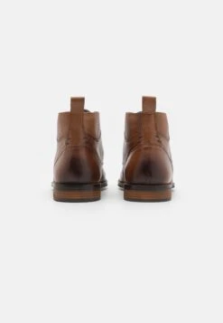 Pier One Leather - Veterboots - Cognac -Schoen Verkoop 3f8a750305bf4f36928deb47e77a5c7b