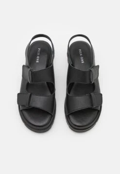 Pier One Leather- Sandalen - Black 13 Pier One Leather- Sandalen - Black -Schoen Verkoop 416cf047752b46fead206d52841da020