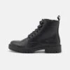 Pier One Unisex - Veterboots - Black -Schoen Verkoop 4ee21c2d56bc47eeaf59b6aa753addd3