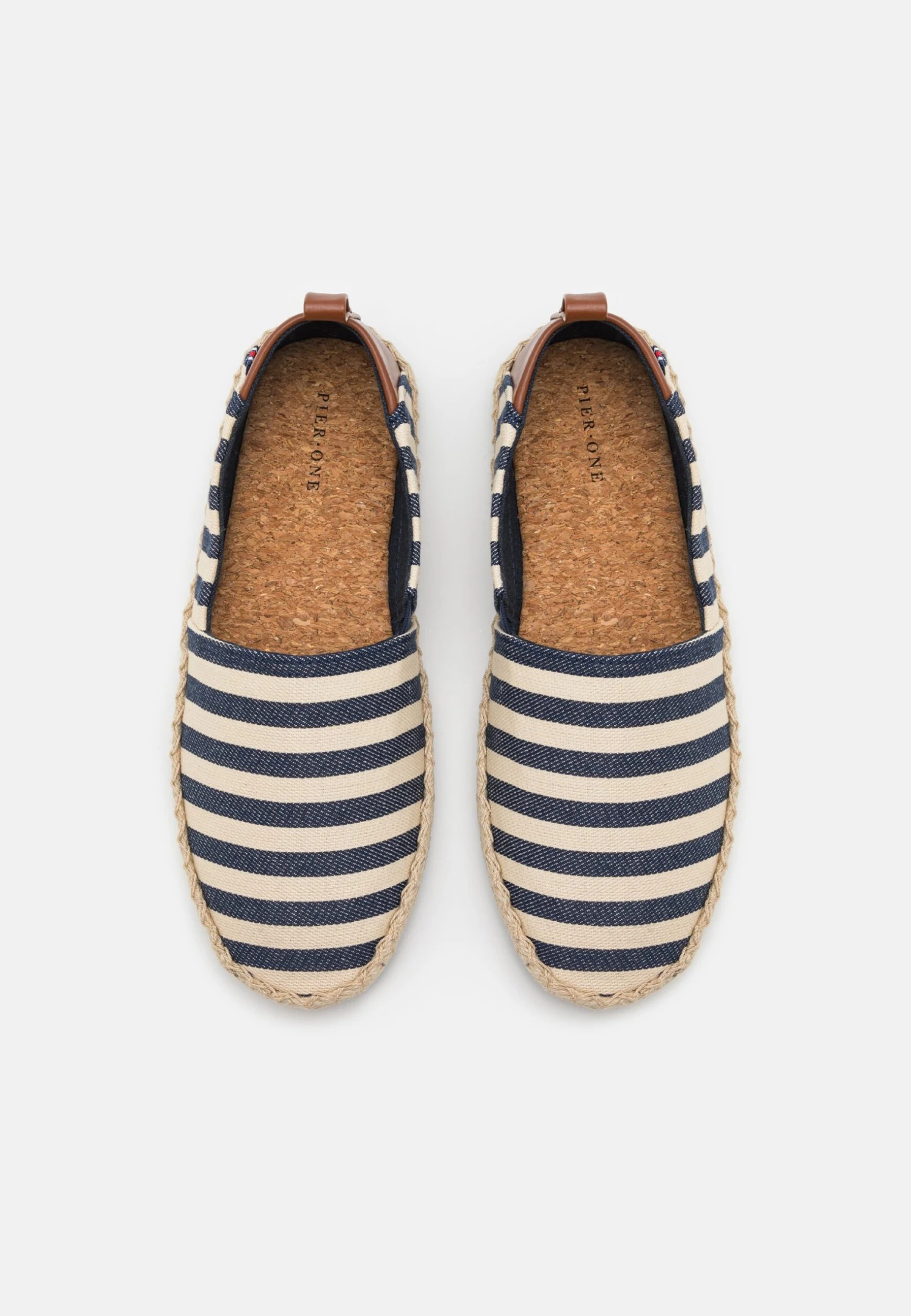 Pier One Unisex - Espadrilles - Dark Blue/White 6 Pier One Unisex - Espadrilles - Dark Blue/White - Afbeelding 4