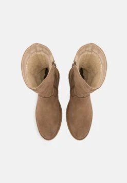 Pier One Leather Winter Boot - Laarzen - Taupe -Schoen Verkoop 6764689a7b054af99a293cad010b9f7b