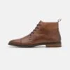 Pier One Leather - Veterboots - Cognac -Schoen Verkoop a9f5097f0b854e50a3c5cf995e3ce56f