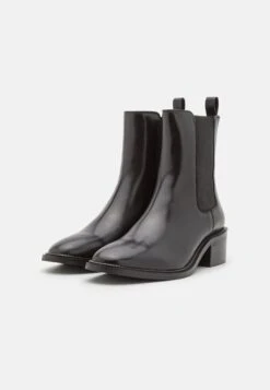 Pier One Leather- Korte Laarzen - Black -Schoen Verkoop b7042fecf6ff42c1a440708ce3e55e9e