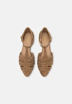 Pier One Leather- Ballerina'S Met Enkelbandjes - Beige -Schoen Verkoop b8d75a1b29464d52b1e37dfc32e0624f