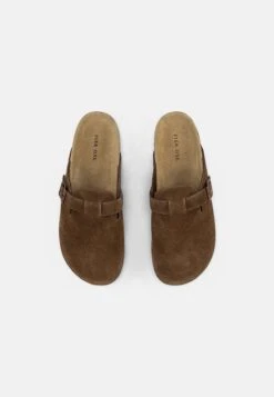 Pier One Leather Unisex - Pantoffels - Brown -Schoen Verkoop e81ec10b1baa426098f203c956f22c98