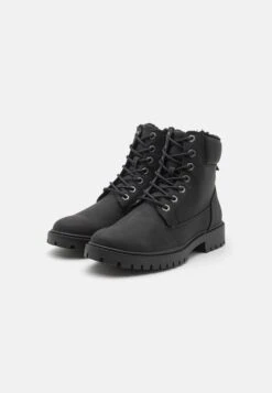 Pier One Unisex - Veterboots - Black -Schoen Verkoop eb41d9ac7a4049f8a7e01f6c2b1ca87e