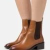 Pier One Leather- Korte Laarzen - Cognac -Schoen Verkoop fccf88f36dab4baa8182de3325dbe3bc